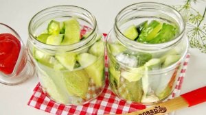 Огурцы с кетчупом на зиму