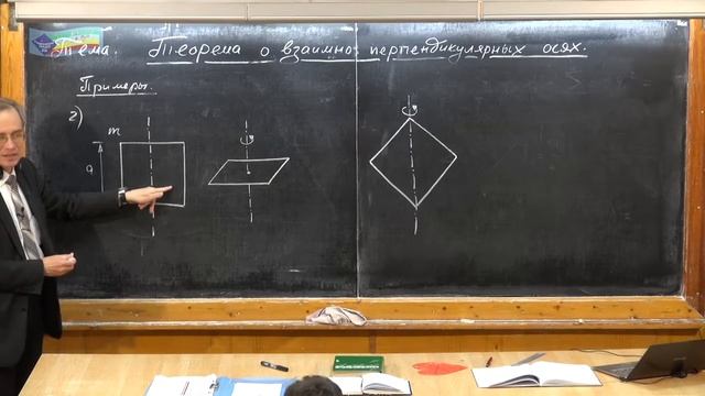 095. Урок 95. Теорема о взаимно перпендикулярных осях