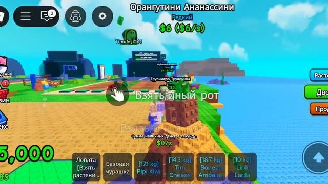 мы играем в Roblox режим растения против бреинротов