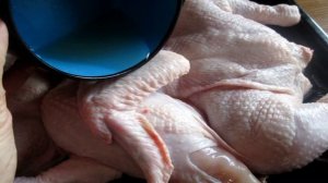 Курица в духовке с аджикой