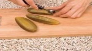 Огурцы, фаршированные мясом