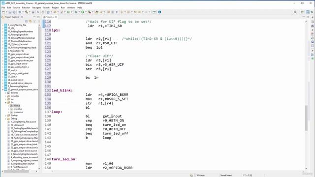 Section 13- Developing The General Purpose Timer Driver, Lecture 97- Programming - Testing The Driv
