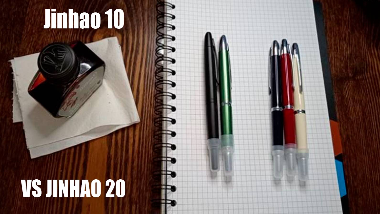 Перьевые ручки #Jinhao 10 и Jinhao 20 - в чем разница?
