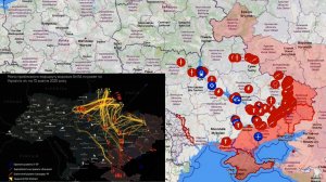 Карта нанесения ударов по Украине с 6 по 10 октября 2025 года