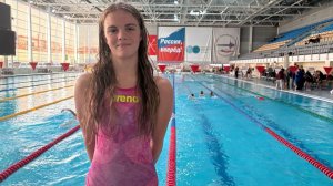 САВИНА Элина выполняет норматив МС России. 100брасс (25) 1:11.71 Чемпионат СПБ