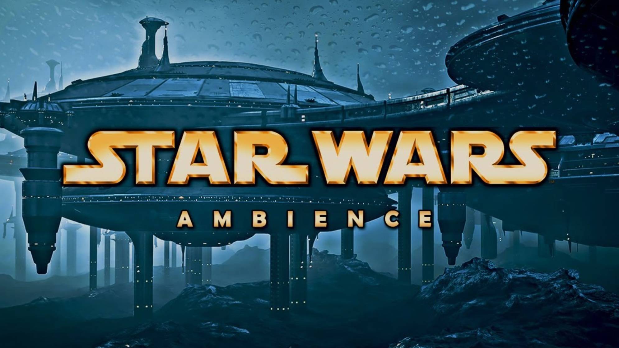 Kamino Planet  STAR WARS Rain Ambience & Soft Music 🌧️ Thunderstorm - ASMR Weekly (1080p, H264)