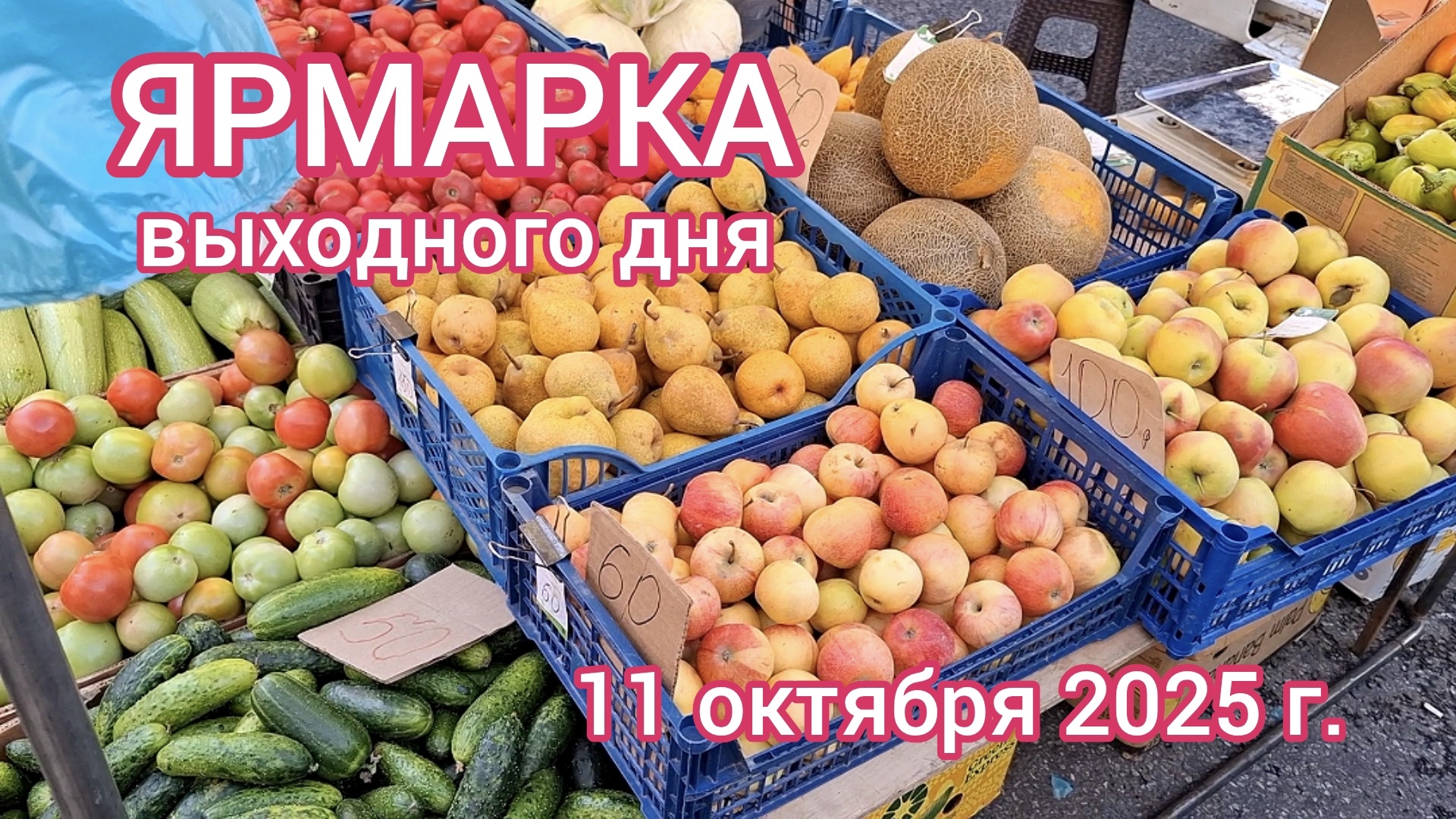Краснодар - Ярмарка выходного дня на ул. Одесская - цены на продукты - 11 октября 2025 г.