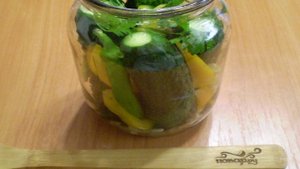 Огурчики с перцем