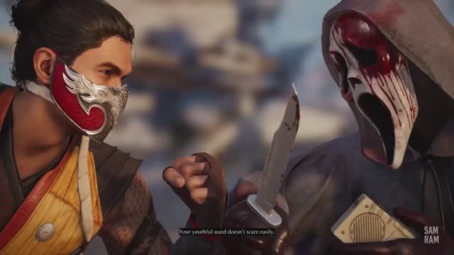 Mortal Kombat 1 - Скорпион Vs Гоустфэйс. Бруталити