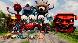 ВСЕ Monster Big & CAR EATER и Thomas BUS EATER BeamNG.Drive