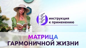 Матрица гармоничной жизни - инструкция к применению
