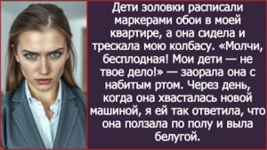 ИСТОРИЯ ИЗ ЖИЗНИ/Дети золовки изрисовали маркерами обои в моей квартире, а она спокойно сидела