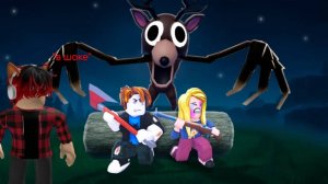 ЗА МНОЙ ОХОТИТСЯ БЕШЕНЫЙ ОЛЕНЬ!!! 99 nights in forest В РОБЛОКС