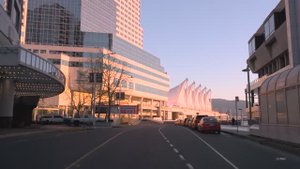 Ванкувер 4K - Воскресное утро - Поездка в центр города