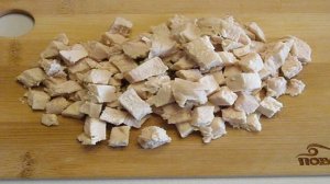 Салат с шампиньонами и куриной грудкой