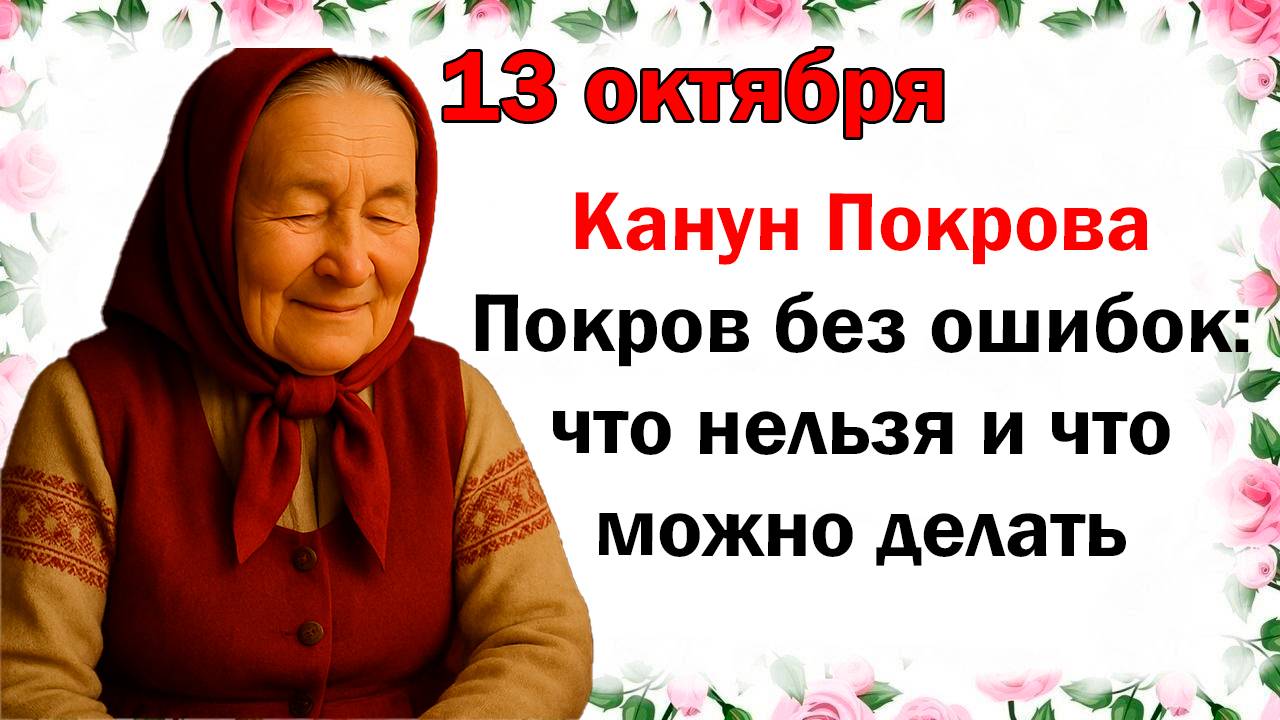 13 октября праздник Преддверие Покрова Пресвятой Богородицы: что нельзя делать сегодня, приметы