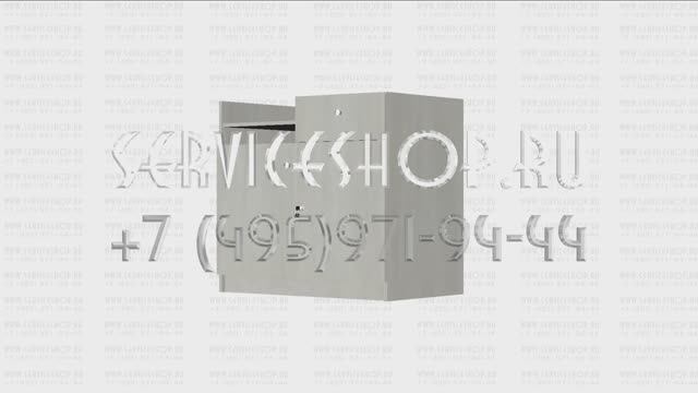 Кассовый прилавок с нишей под кассу