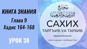 38. Книга знания. Хадис 164-168 || Ринат абу Ибрахим #вера #ислам #коран #сунна #намаз #пост #хадж