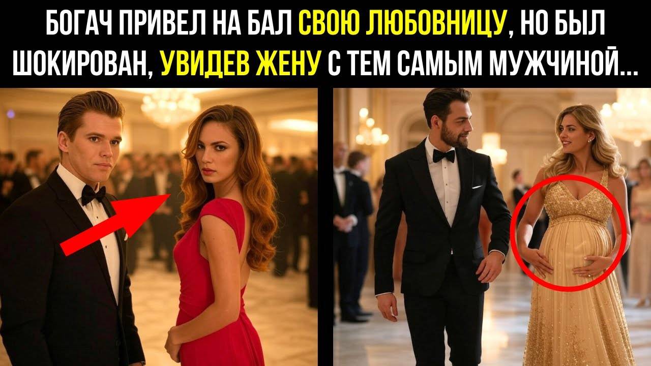 ОН ПРИШЁЛ НА БАЛ С ЛЮБОВНИЦЕЙ… НО НЕ ОЖИДАЛ УВИДЕТЬ СВОЮ БЕРЕМЕННУЮ ЖЕНУ С ДРУГИМ