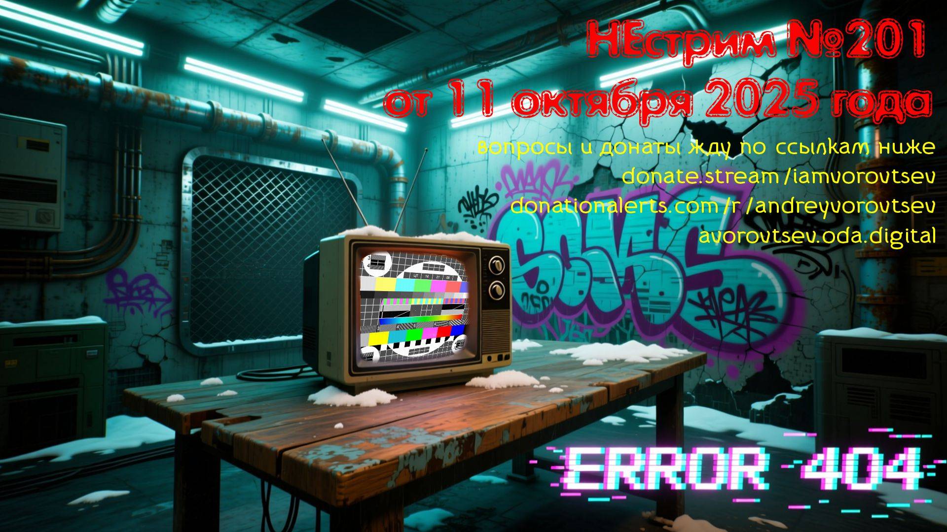 НЕ стрим №201 от 11 октября 2025 года