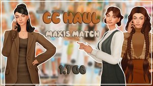 ПАПКА MODS | ЖЕНСКАЯ ОДЕЖДА | ЖЕНСКИЕ ПРИЧЕСКИ | MAXISMATCH | 1,1 ГБ | SIMS 4