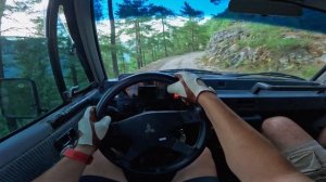 MITSUBISHI PAJERO 2.6 1993 года выпуска - Тест-драйв от первого лица в 4K