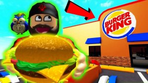 Играю в симулятор БУРГЕРНОЙ "Roblox"