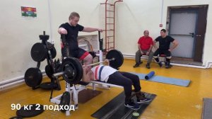 Жим штанги на максимум