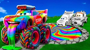 Машинки летают и прыгают! Развивающие мультики Машины помощники. Мультфильмы про машинки