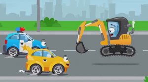 Мультики про машинки для Детей Скорая помощь, Полицейская машина и Эвакуатор.
