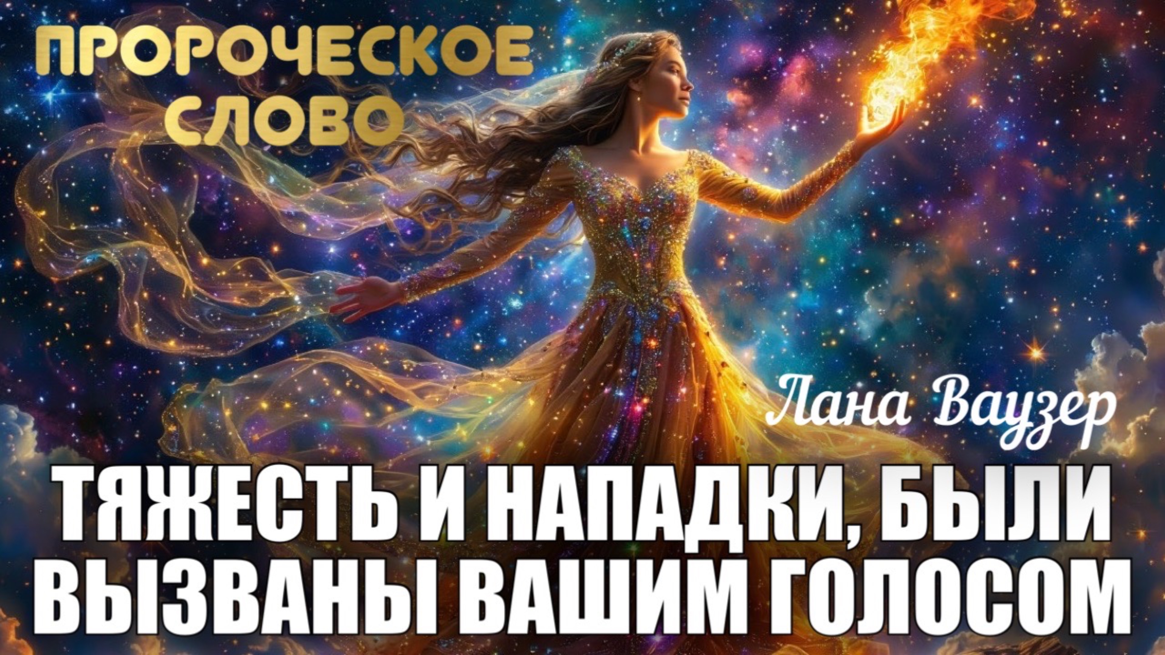 ПРОРОЧЕСКОЕ СЛОВО: ТЯЖЕСТЬ И НАПАДКИ БЫЛИ ВЫЗВАНЫ ВАШИМ ГОЛОСОМ. Лана Ваузер