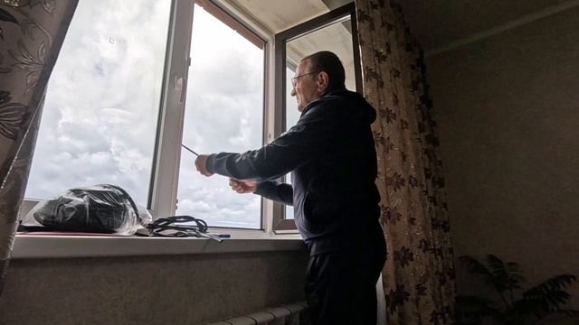 Готовлю окна к зиме. Анапа.