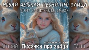 Волшебная тетрадь. ПЕСЕНКА ПРО ЗАЙЦА. Новая детская песня про зайца-выбегайца который поёт песни.
