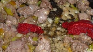 Нут с мясом