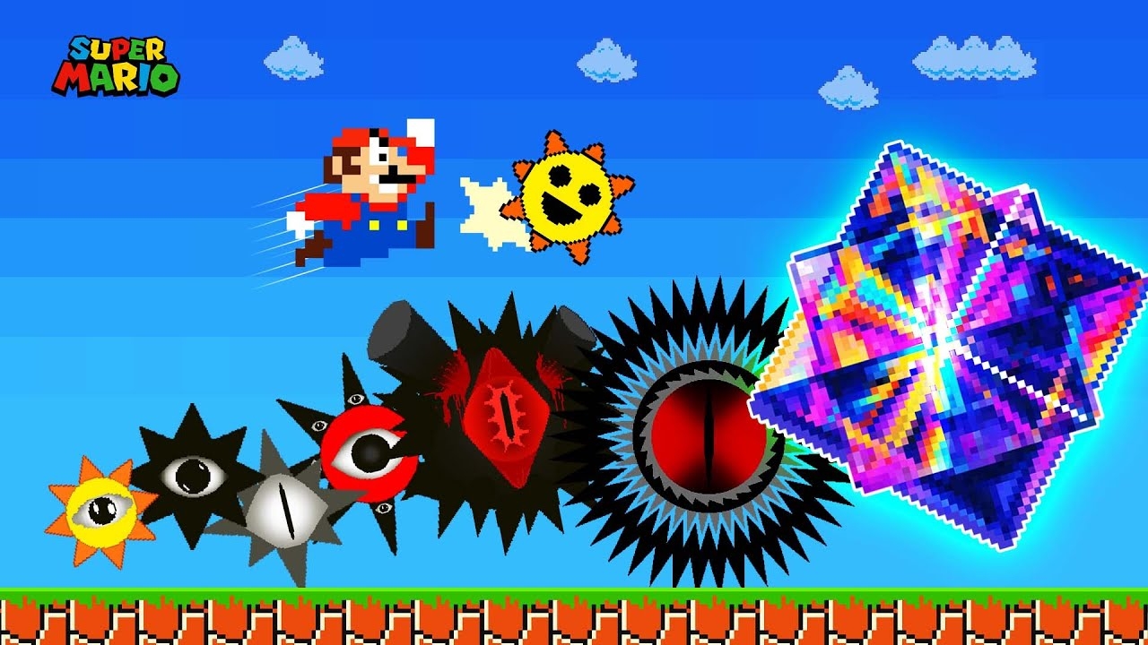 😱Mario Vs Mr.Sun OC -  NEW PHASE 100