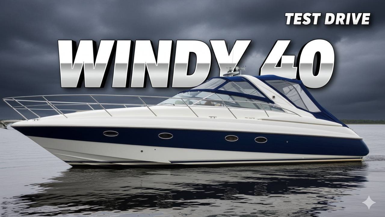 Обзор яхты в Москве за 20 млн на вторичке - WINDY 40 из Швеции.
