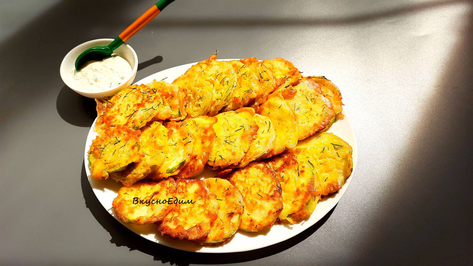 Как вкусно приготовить кабачки в кляре смотреть онлайн