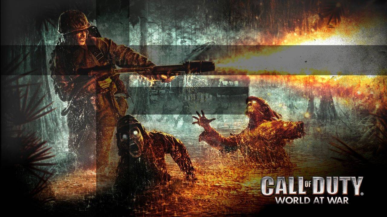 Выживаю в Call Of Duty World At War ZOMBIE NAZI