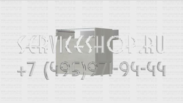 Стеклянный прилавок с выдвижной полкой