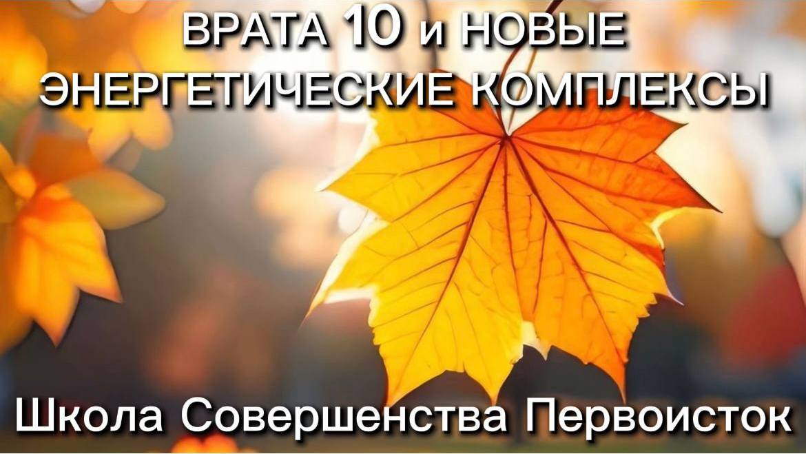 ВРАТА 10 И НОВЫЕ ЭНЕРГЕТИЧЕСКИЕ КОМПЛЕКСЫ