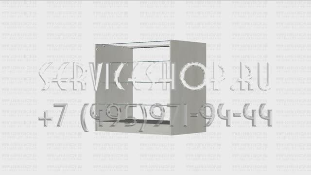 Стеклянный торговый прилавок