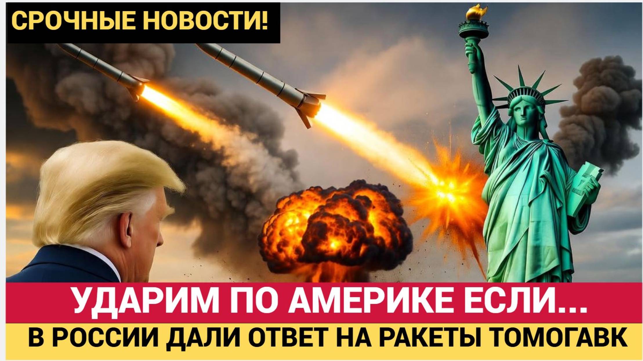 МЫ УДАРИМ ПО ГОРОДАМ США! В Кремле дали ответ на поставки ТОМОГАВКОВ Украине! БАХНЕМ