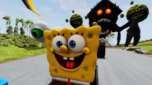 ALL MONSTERS Большие и маленькие машинки, безумие с горы с MONSTER HOUSE, LIN GANG MOON и WATER EYE