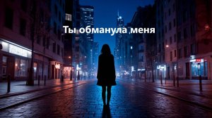 Ты обманула меня.