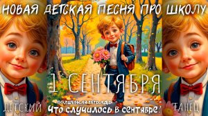 Волшебная тетрадь. ЧТО СЛУЧИЛОСЬ В СЕНТЯБРЕ? Новая детская песня про 1 сентября, школу, День знаний