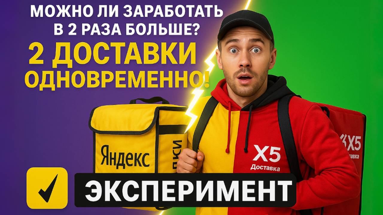 Я включил 2 доставки сразу — теперь зарабатываю в 2 раза больше? 💸