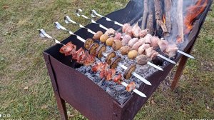 Шашлыки. Осень. Отдых на природе. Как мы отдыхаем.