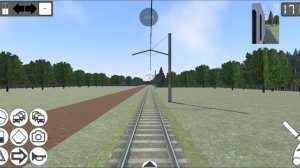 Micro-Tram Simulator. Стандартная карта. Поездка по маршруту №2