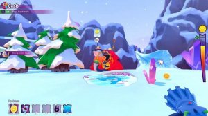 Снова спасаю  и очищаю острова от мусора и кормлю животных в игре island saver