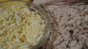 Салат с солеными опятами